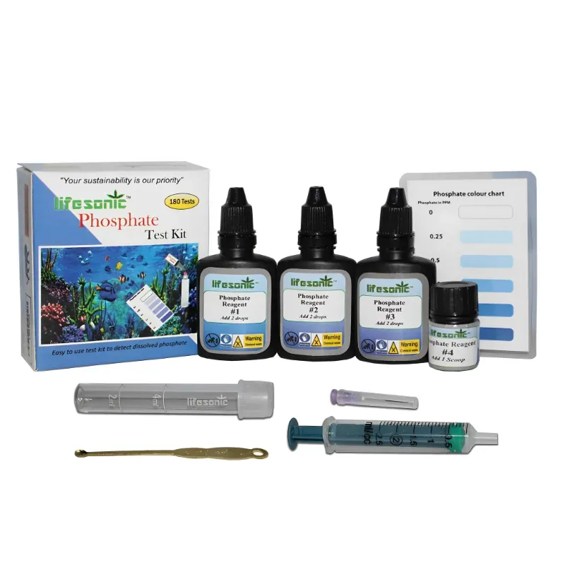 Lifesonic Phosphate Test kit for Acquaculture, 180 Test Per Kit, Suitable for Aquarium and Pond Water