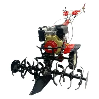 MECSTROKE 12 HP 4 Storke (188F) Diesel Self Start Power Weeder With 4.5 ft Rotavator, MH-11000KA