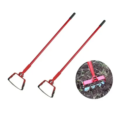 Oscillating 7 Inch Hoe, Weed Remover with 5 ft Handle (Pack Of 2)