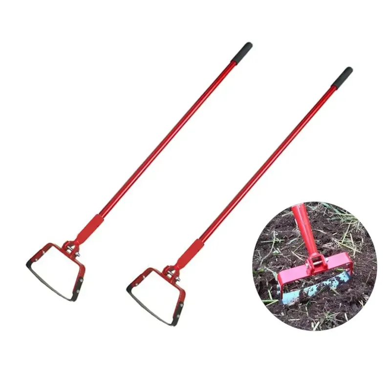 Oscillating 7 Inch Hoe, Weed Remover with 5 ft Handle (Pack Of 2)