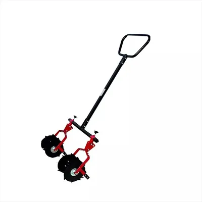 Global Nature Agro Double Row Manual Roller Weeder With 7.5 Inch Blade For Farm, Home & Garden, GNRWD-1402
