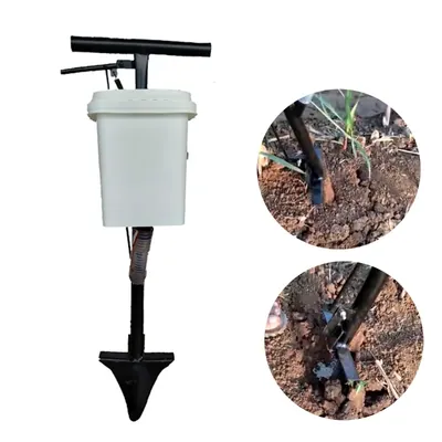 Manual Fertilizer Punch in the Soil Applicable with 5 kg Box, 6 Inch Digging Depth, Root Fertilizer Equipment