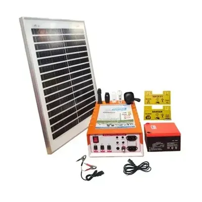 Urja Agricare 12 KV Power Plus Solar Zatka Machine Combo Full Set for Area up to 30 Acre