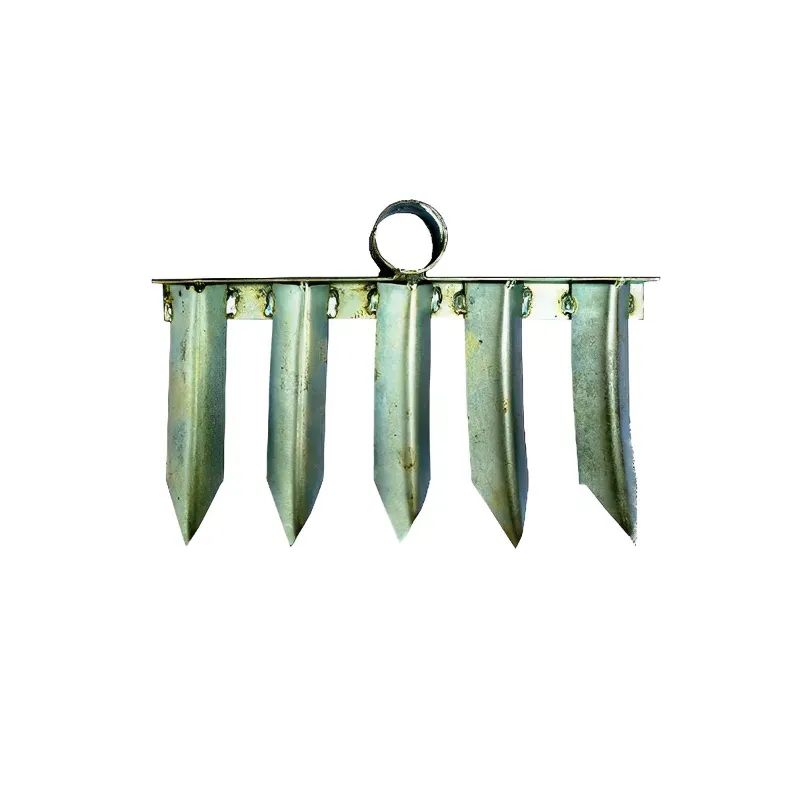 Heavy Duty Mild Steel 5 Teeth Digging Fork or Patti Datal for Gardening Used For Collecting Leafs And Long Grass