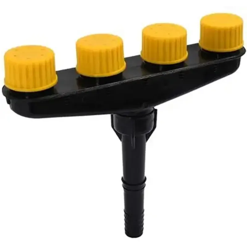 Giga Watts OUTO 4 Heads Adjustable Nozzle Garden Sprinkler for Watering Plants Outdoor Lawn Yard Irrigation System