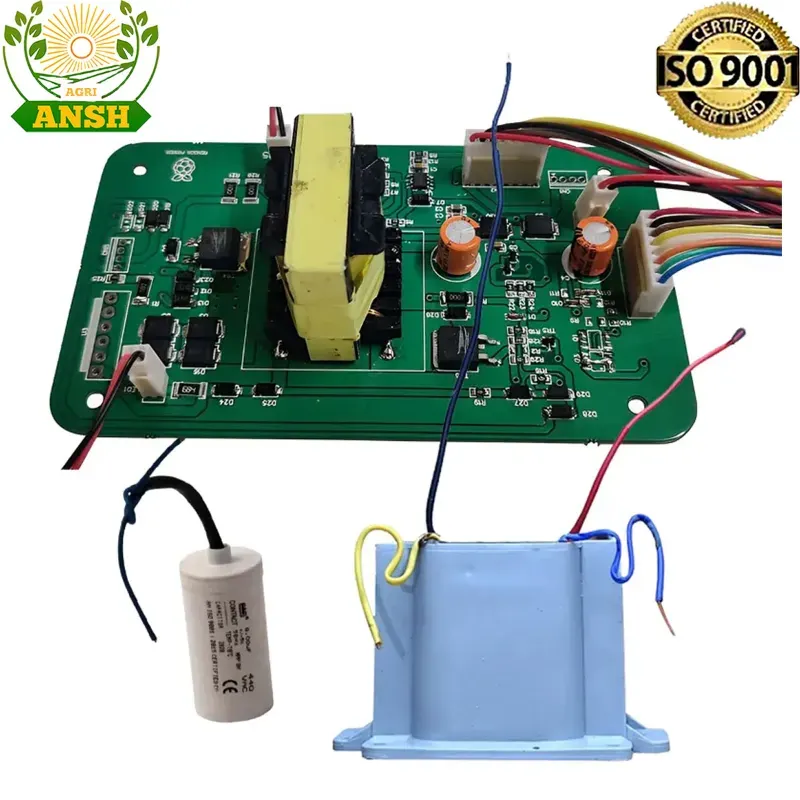 AGRIANSH All in One PCB (Circuit) with 20 MFD Capacitor and 15 KV Transformer for 100 Bigha Zatka Machine