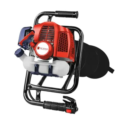 BSC EA-520, 52 CC 2-Stroke Petrol Engine Earth Auger Machine With 4 Inch Drill Bit