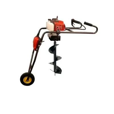 SPRAYMAN 68 CC Petrol Trolley Earth Auger with 12 Inch Bit, 2 Stroke Post Hole Digger SEA-7000T