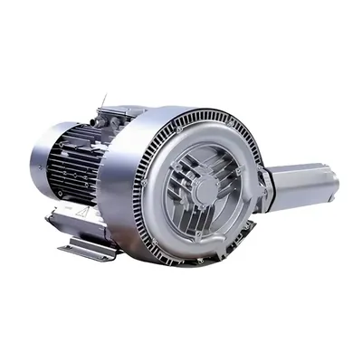 Phoenix 2 HP (1.5 kW) Double Stage Ring Blower Agitate and Aerate Water in Swimming Pool/Fish Tank/Aquaculture Tank (Type-Single Phase)