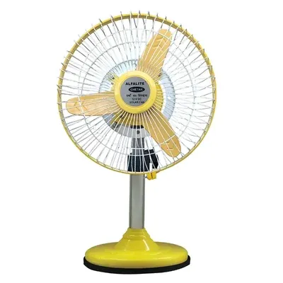 ALFALITE 18 W Chetak DC Solar Pedestal Fan, 9 Inch Sweep & Adjustable Height