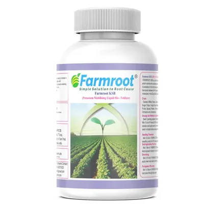 FARMROOT Potassium Solubilizing Bacteria (KSB) Bio Fertilizers, 1 Litre
