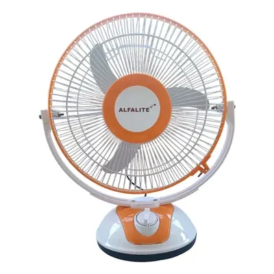 ALFALITE 24 W 1 DC Solar Table Fan, 12 Inch Sweep For Indoor and Outdoor Usage AP Classic