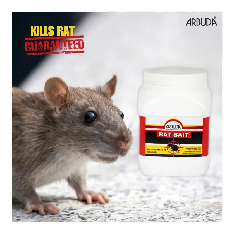 ARBUDA RAT BAIT Zinc Phosphide 2% RB For Rodent Control, 1 kg