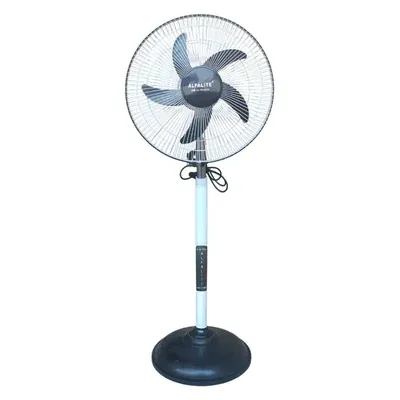ALFALITE 36 W DC Solar Pedestal Fan, 16 Inch Sweep & Adjustable Height