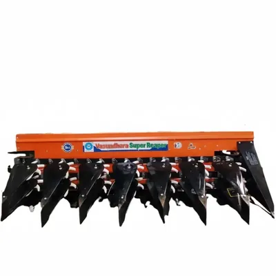Vasundhara 7 ft 4 Belt Reaper Attachment for 30 HP Tractor For Wheat, Paddy and Soyabean, VKY-TMCR-74F