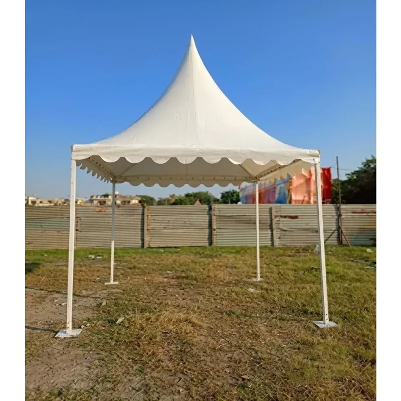 Infotank 10 x 10 ft PVC Coated Fabric Canopy Tent Top with Heavy Duty Frame Outdoor Event Shelter Waterproof