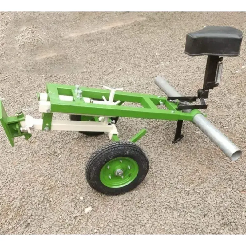 Heavy Duty Seat Attachment with Tire For 7 HP to 12 HP Petrol & Diesel Power Tiller