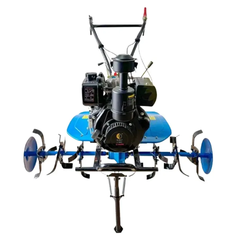 E Agro 7 HP 178F Self Start Diesel Power Tiller D-105, 4 Stroke Tiller with 54 Inch Rotavator
