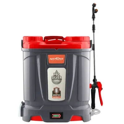 Neptune Single Motor, 12 V, 12 Ah, 18 Litre Battery Sprayer Ideal For Agriculture, Silver Pro-13