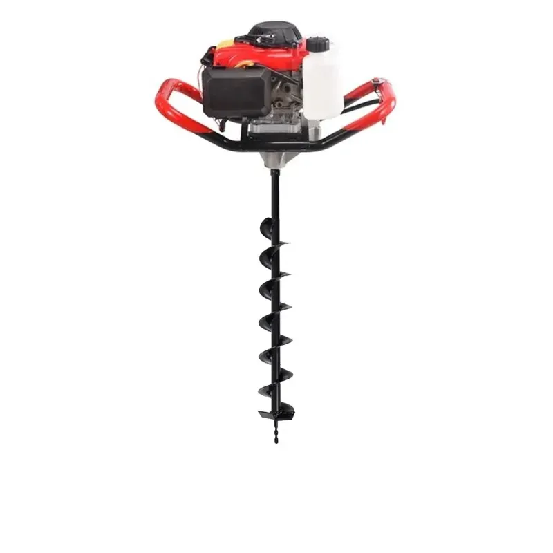 SPRAYMAN 82 CC 4 Stroke Petrol Earth Auger with 3 Inch Bit, Soil Drilling Machine SEA-8000
