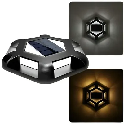 Giga Watts GW-710 Solar Road Stud Light with 2 V/0.18 W Panel 1.2 V/1200mAh Ni-MH AA Battery for Garden, Pathway, Patio & Yard