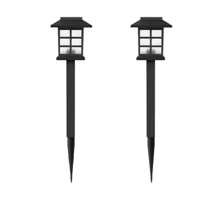 Giga Watts Solar Vintage Light Outdoor Lighting Retro Antique Lamp for Garden, Balcony, Landscape, Decoration (Pack of 2)