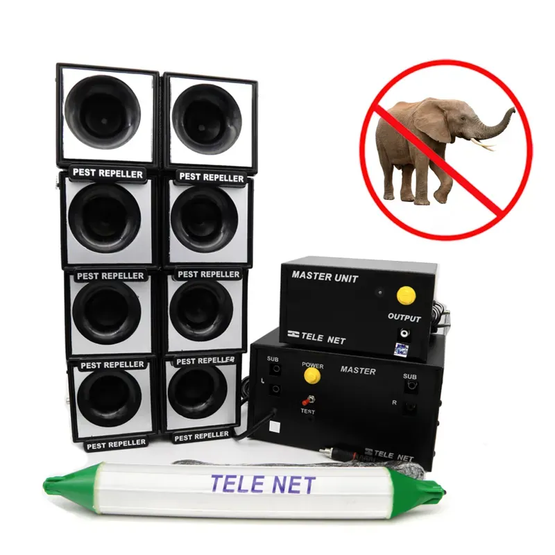 TELE NET ELE 105 Sonic/Ultrasonic Elephant Repeller for Agricultural Uses (3 Months Warranty)