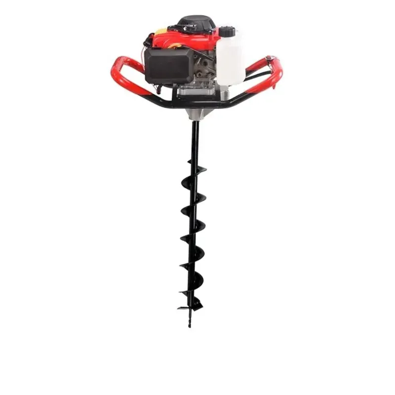 SPRAYMAN 82 CC 4 Stroke Petrol Earth Auger with 4 Inch Bit, Soil Drilling Machine SEA-8000
