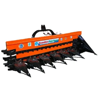 Vasundhara 6 Crop Divider 3 Belt Reaper Attachment for 30 HP Tractor, VKY-TMCR-63F