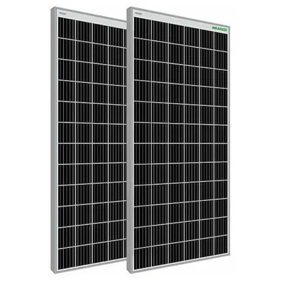 Waaree 200 W Each Monocrystalline Solar Panel (Pack of 2)