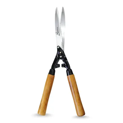 Spanco Sponco SHS-8 Professional Wooden Hedge Shear Heavy-Duty 10 inchBlade Garden Scissors