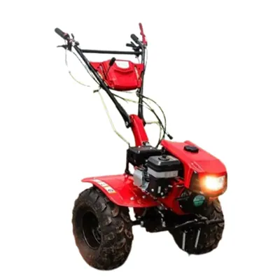 YURI YR-PWP1115 ATV-HL-SS, 7.5 HP 212 CC 4 Stroke Self Start Petrol Power Weeder With Headlight for Agriculture Purpose