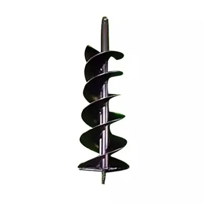 ZEYANG 8 Inch Double Spiral Auger Bit For 2 Stroke & 4 Stroke For Earth Auger/ Post Hole Digger Machine, EA-038