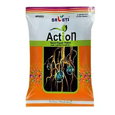 FARMROOT ACTION (Humic Granuals 75%) Humic fertilizer, Necessary for Plant nutrition (Pack-2 x 500 g)