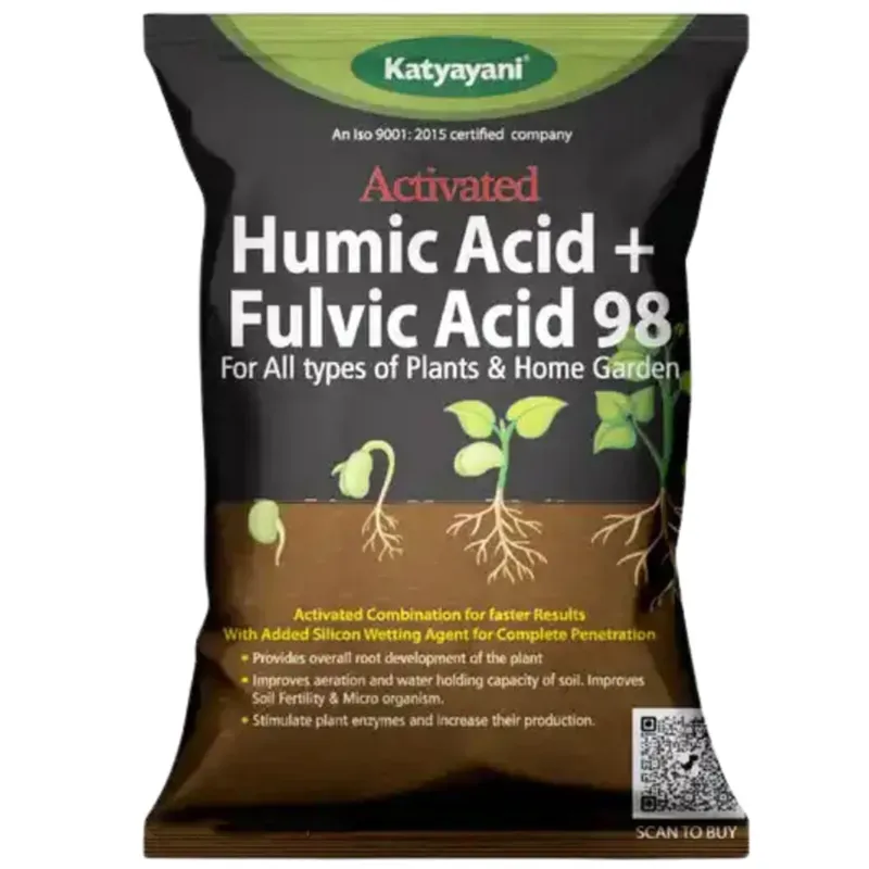 Katyayani Activated Humic Acid + Fulvic Acid 98, Organic Fertilizer, 10 kg