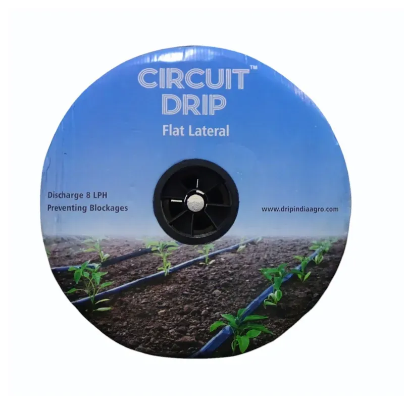 Circuit 20 mm, 2300 ft Drip Pipe with 0.4 mm Wall Thickness and 45 cm Hole Spacing, 8 Litre per hour Discharge Rate