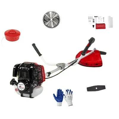 Vi Power Gold GOLD 139F, 31 CC 4-Stroke Sidepack Petrol Brush Cutter, 1.2 HP Efficient Grass Trimming & Crop Cutting Machine