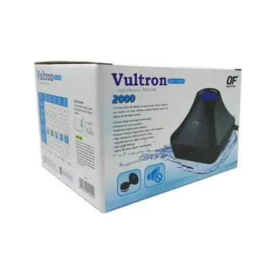 Ocean Free Vultron-2000 Super Silent Adjustable Air Pump for Fish Tank, Aquarium, Aqua Farming