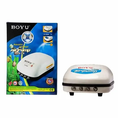 BOYU 9 W S 4000B 4 x 3.2 L/m 4 Way Air Pump For Small and Medium Tank