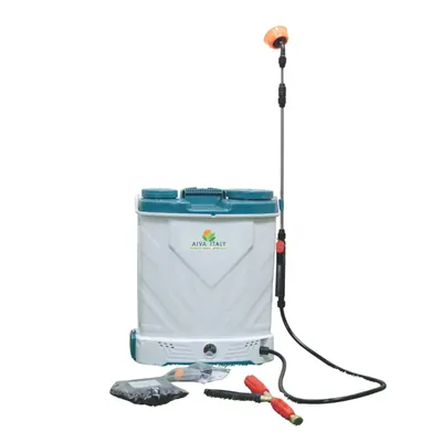 AIVA ITALY AV 16 BTM Battery Sprayer With 18 L Tank, Double Pump, 12 V-12 Ah Battery For Agriculture Use