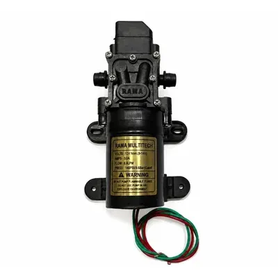 Heavy Duty 12 V Diaphragm Water Pump Sprayer, motor thread 6.6 LPM Flow, 140 PSI Pressure, Thermal Protected