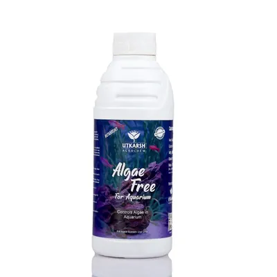 Utkarsh Algae Free for Aquarium Tank, Algae Cleaner, Liquid Algae Scraper for Fish Tank and Algae Remover, 1 Litre (Pack-1 x 1 Litre)
