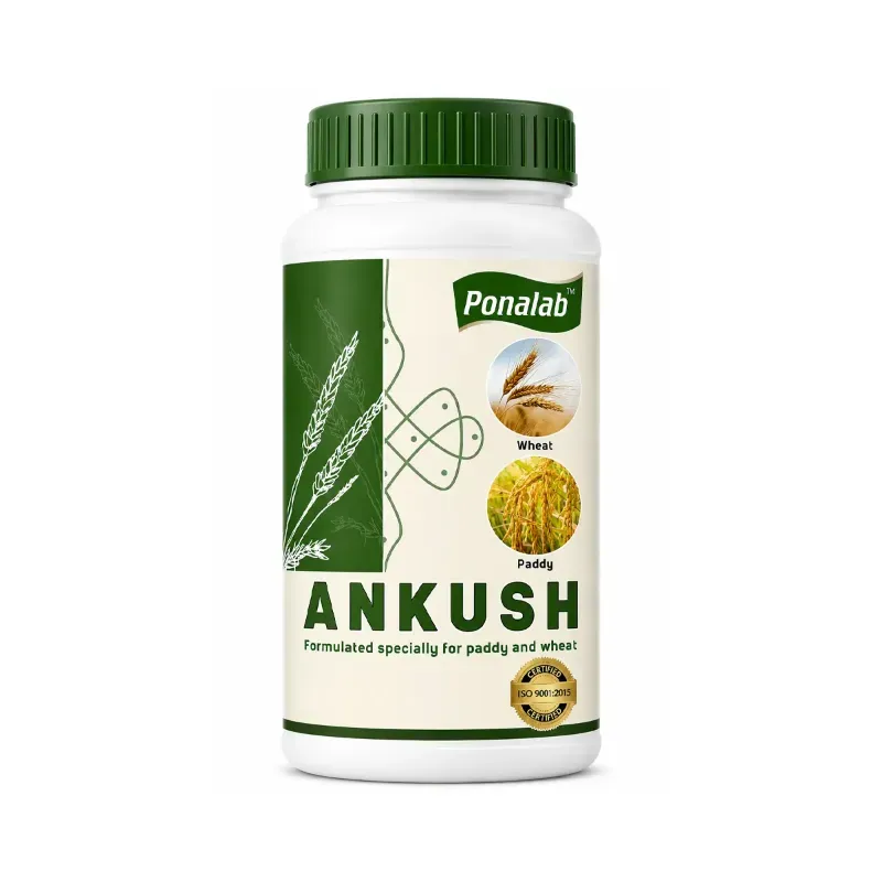 PONALAB Ankush 500 ml Bio-Fertilizer Microbial Consortium for Paddy and Wheat Cultivation Atmospheric Nitrogen Fixing