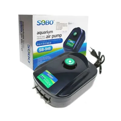 Sobo SB-948 Aquarium Fish Tank 4 Way Air Pump For Fresh & Salt Water