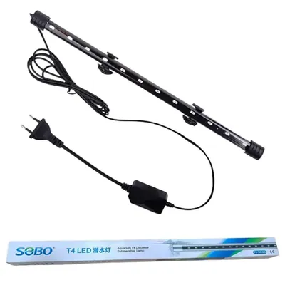 Sobo T4-40 LED Discolor Submersible 37 cm Led Light Aquarium Tool Efficient High-Output LED in Planted Aquariums