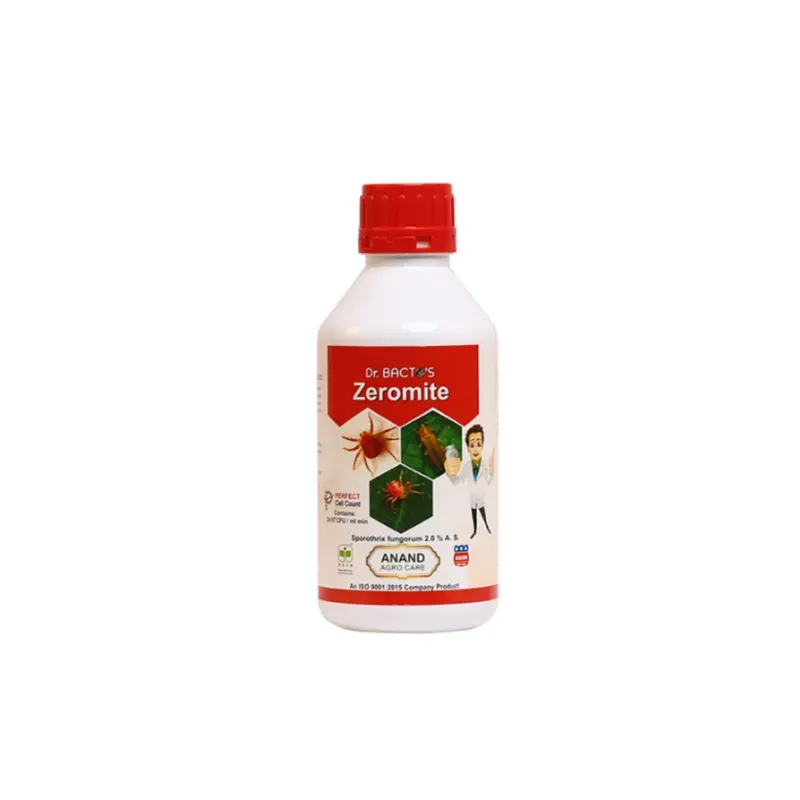 Anand Agro Care Dr. Bacto's Zeromite, L Bio Fungicide for Soil Application to Control Arachnid Pests (Quantity-250 ml)
