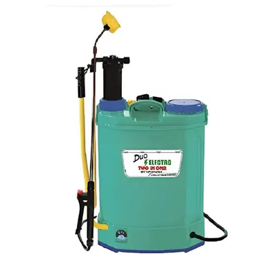 ASPEE ADE001 Duo Electro 2 in 1, 12 V / 8 Ah Battery Sprayer for Agriculture and Garden Use