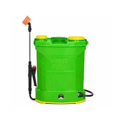ASPEE Green Magic Plus (Gardenia), 20 Litre Double Motor Battery Operated Sprayer, with 12 V 12 Amp Battery, AGDM001/12AHBR