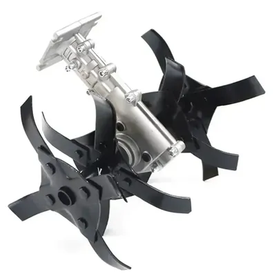ZEYANG 28 mm Round Tiller / Cultivator Attachment for Petrol Brush Cutter