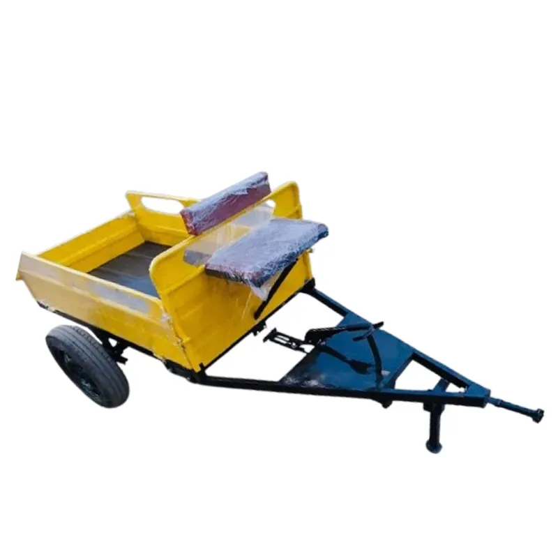 Heavy Duty Trolley Attachment With Brack for 7 to 12 HP Power Weeder / Power Tiller With 500 kg Load Capacity